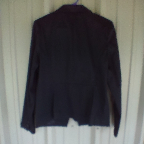 Women's Lightweight Black Blazer Jacket Plus Size 16 - Picture 2 of 3